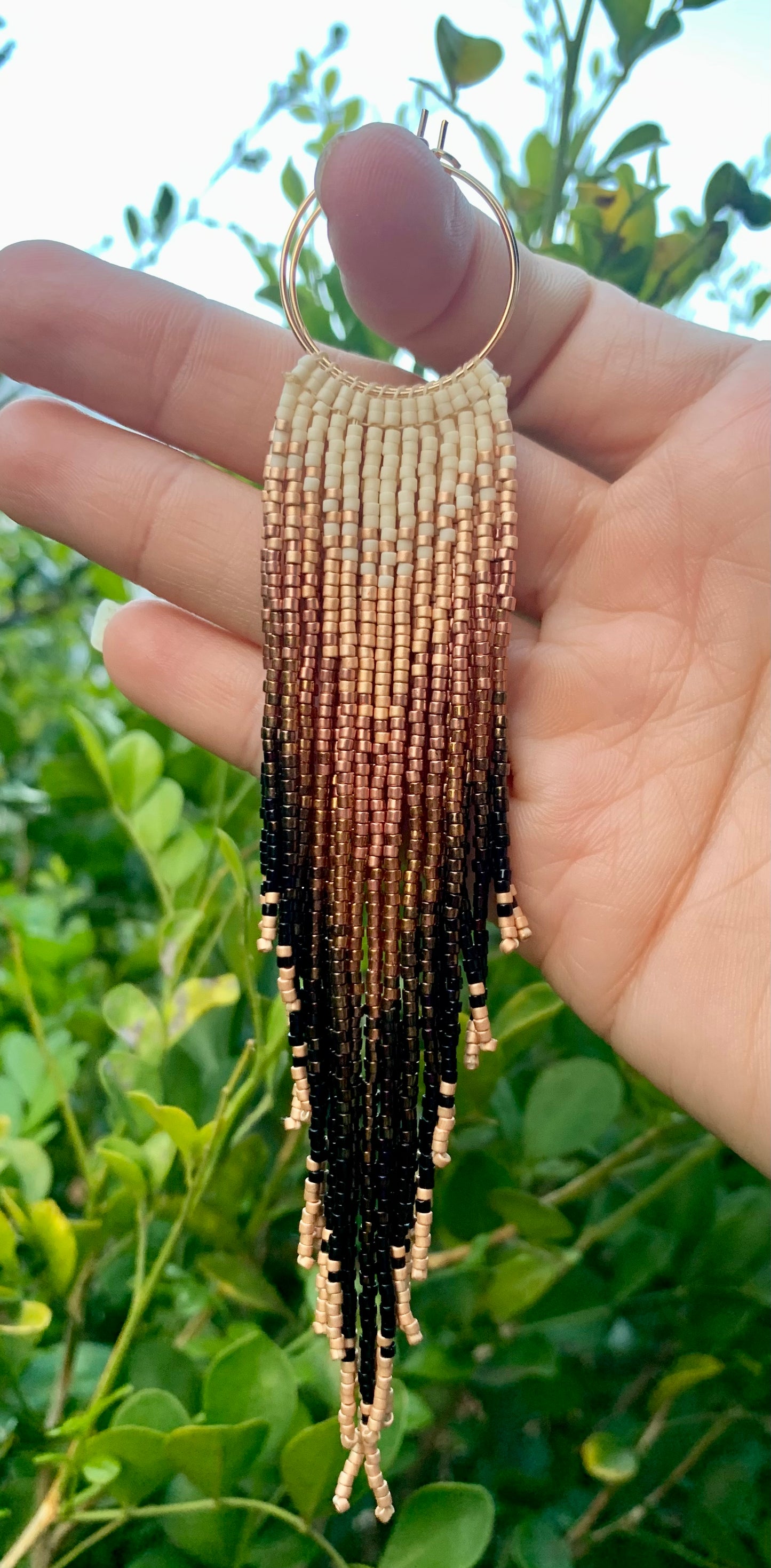 Midnight Cowrie Fringe