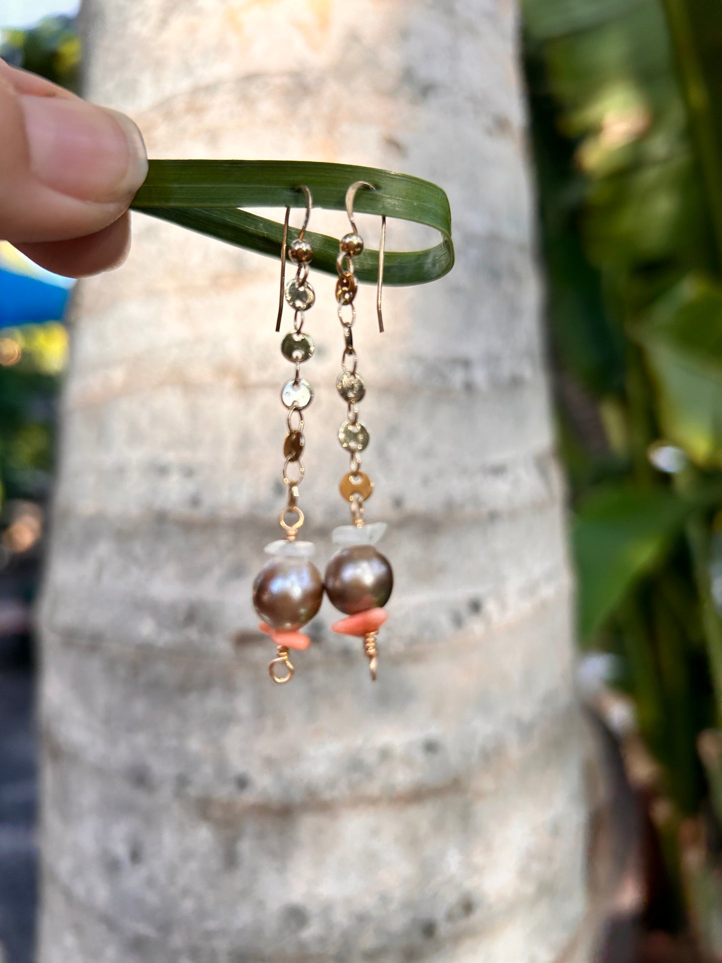Tahitian Drop Earrings