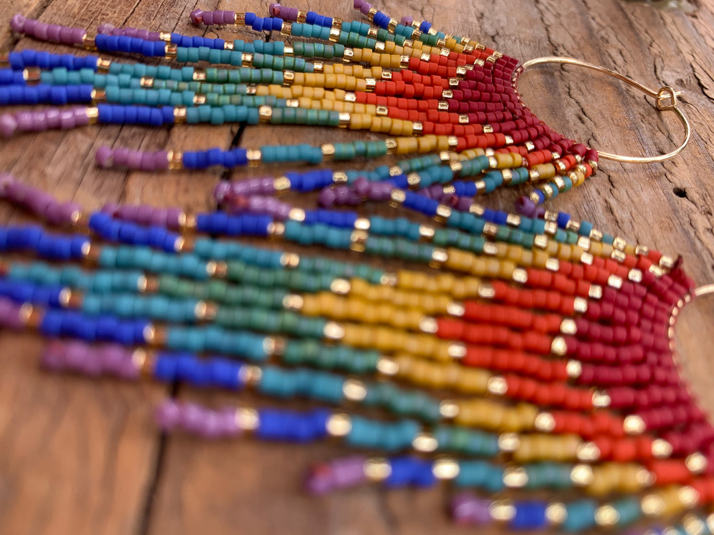Rainbow Jewel Fringe