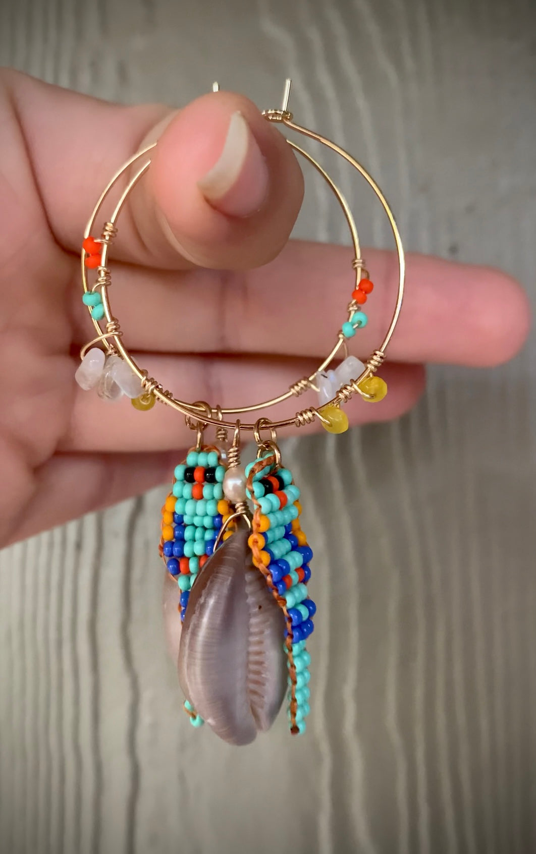 Bird of Paradise Hoops