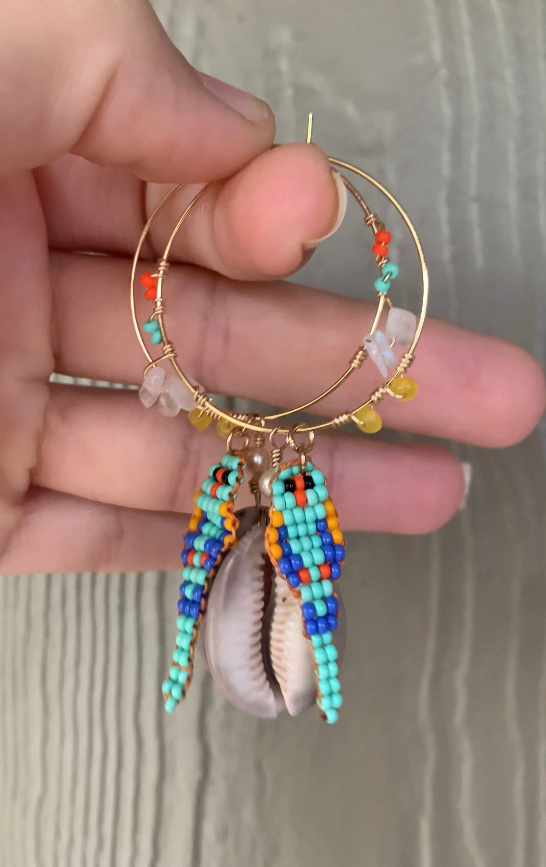 Bird of Paradise Hoops