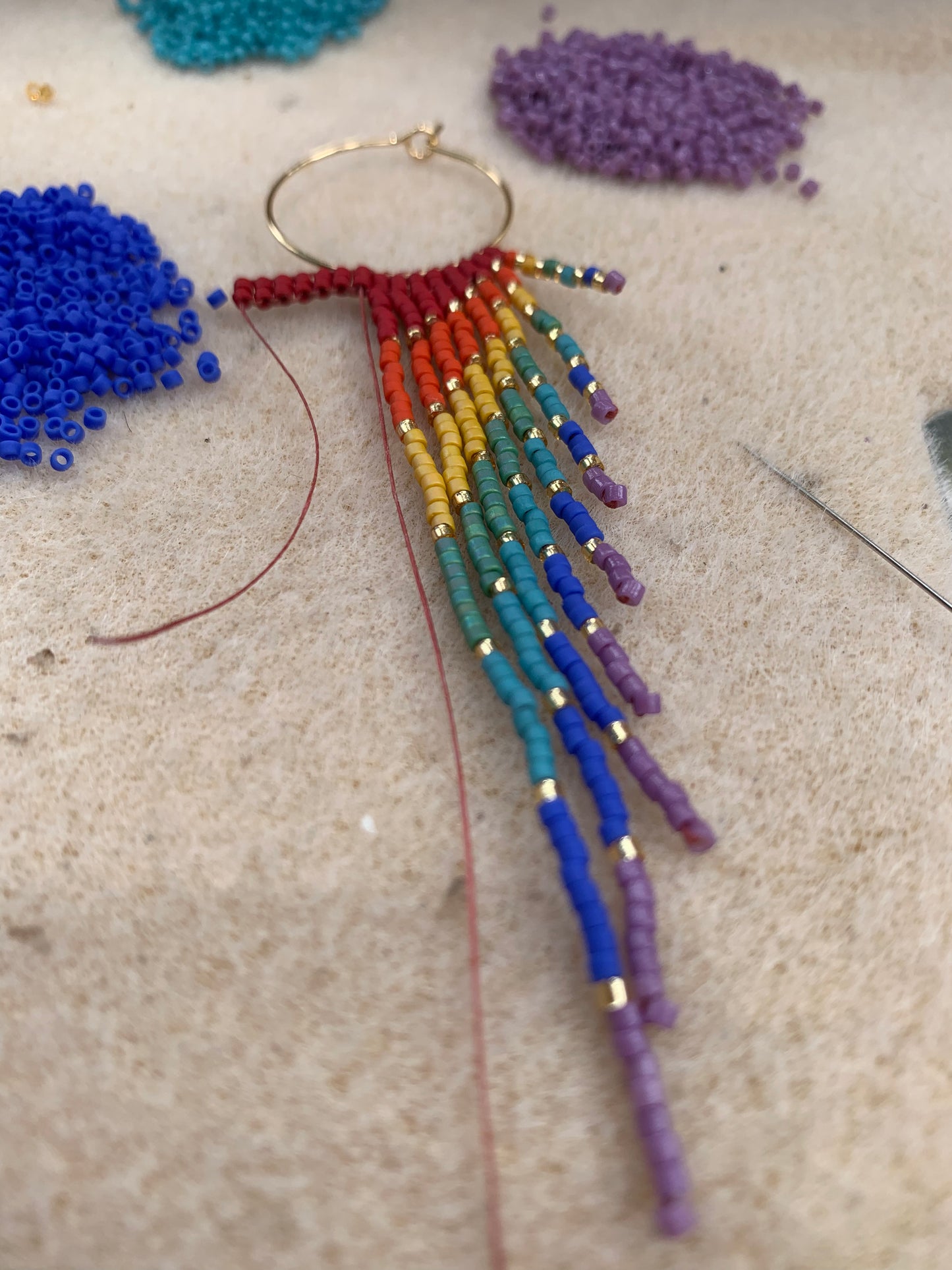 Rainbow Jewel Fringe