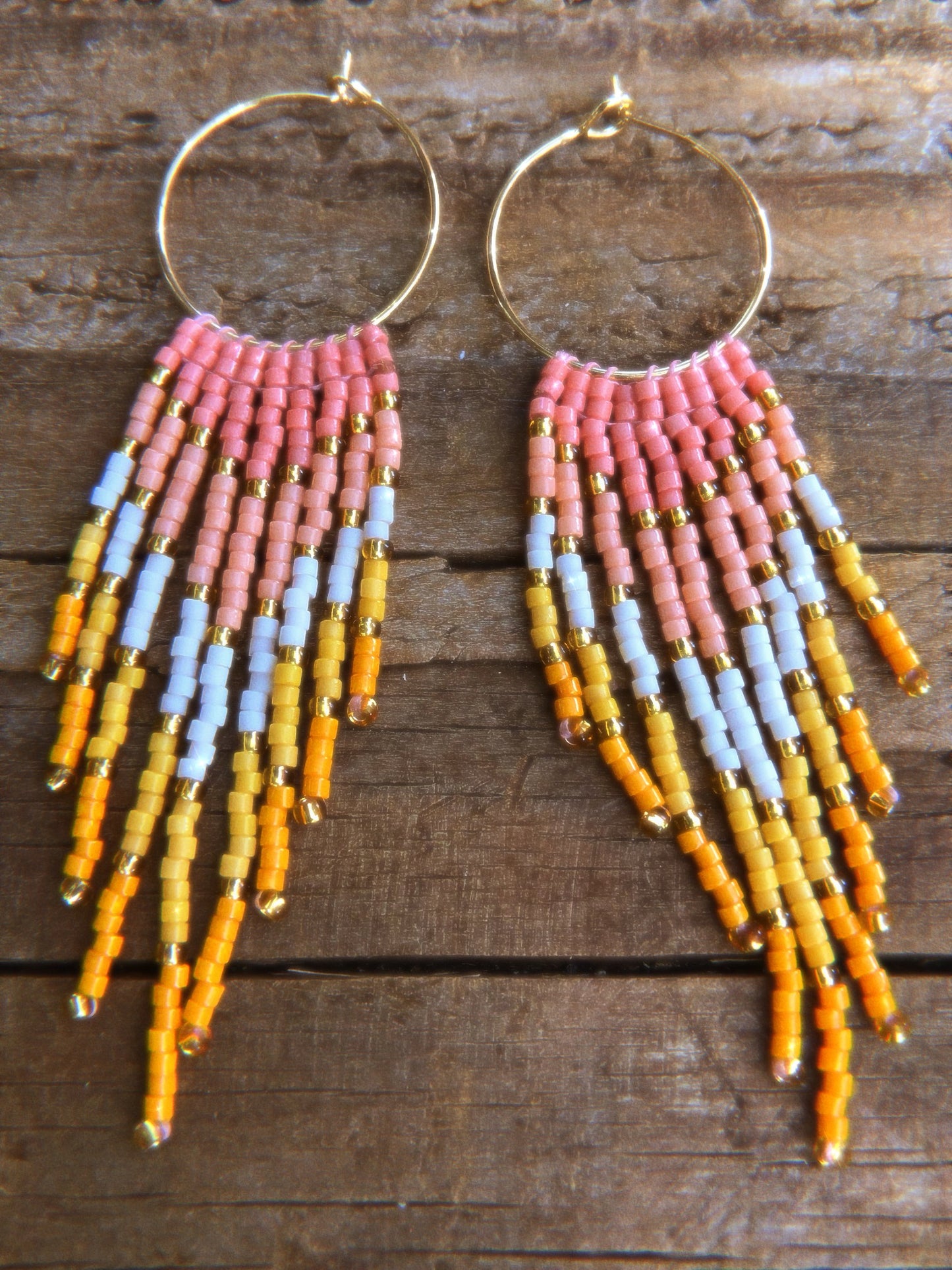 Maui Sunrise Fringe Earrings