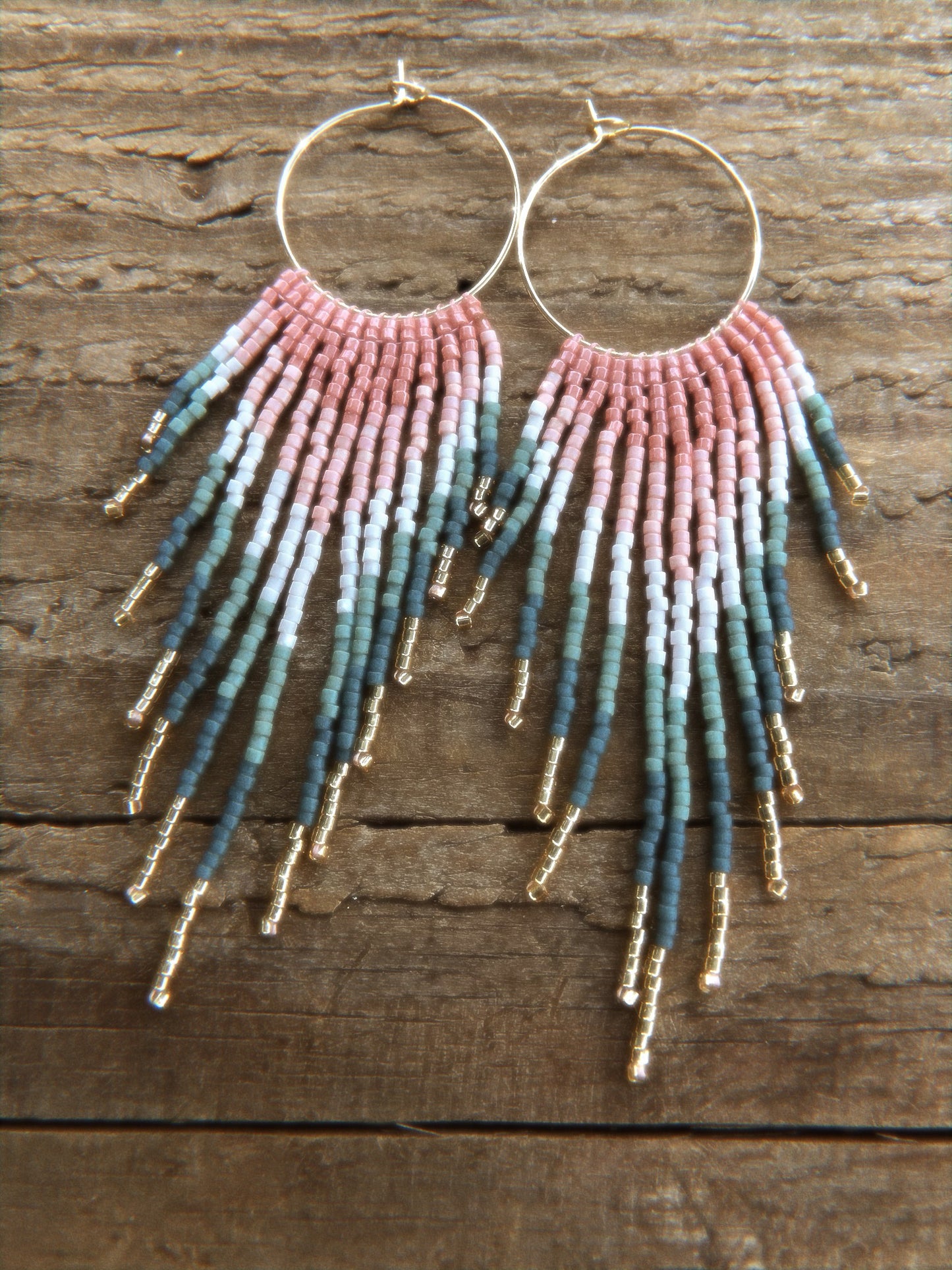 Coral Sea Fringe Earring