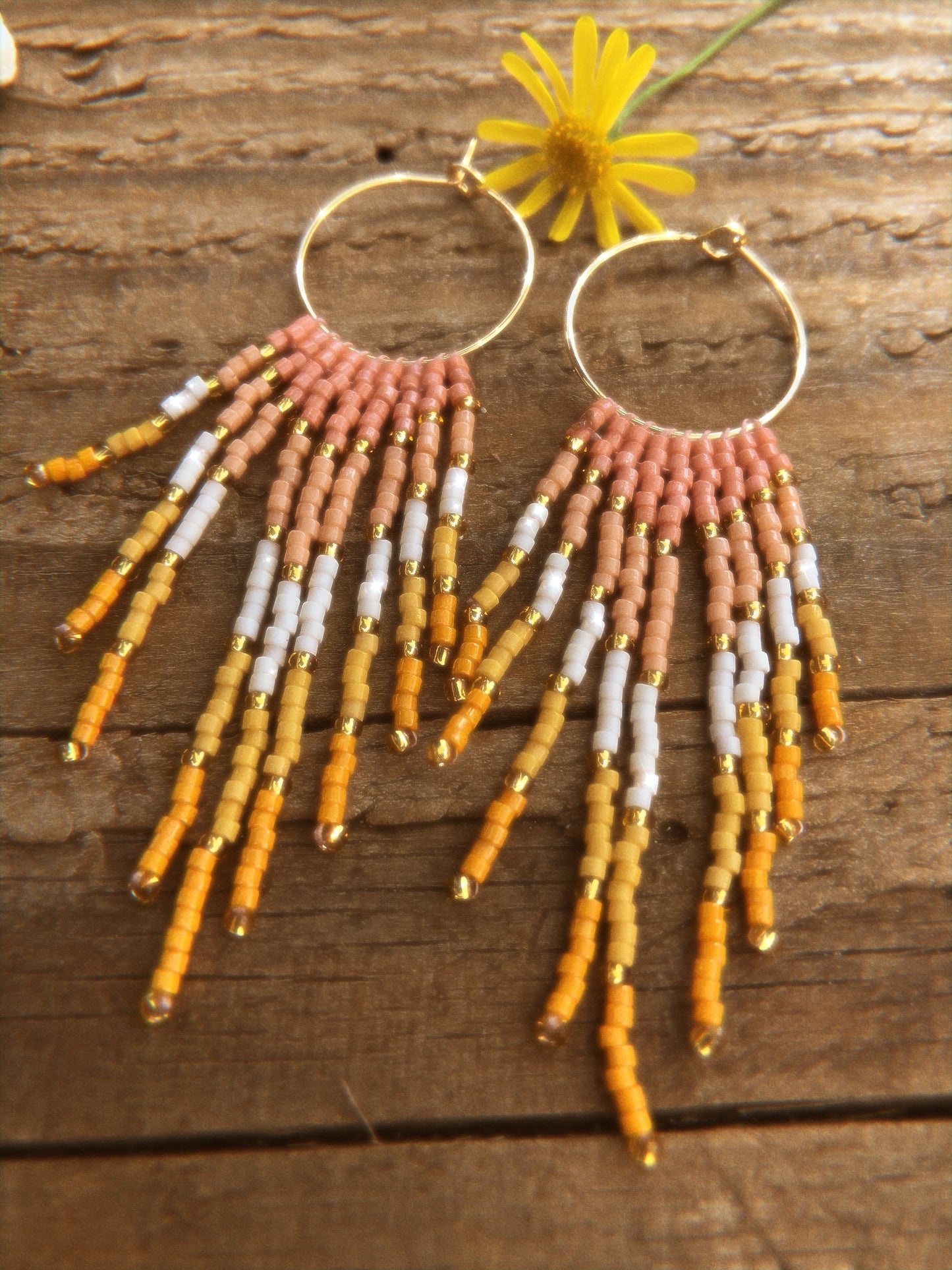 Maui Sunrise Fringe Earrings