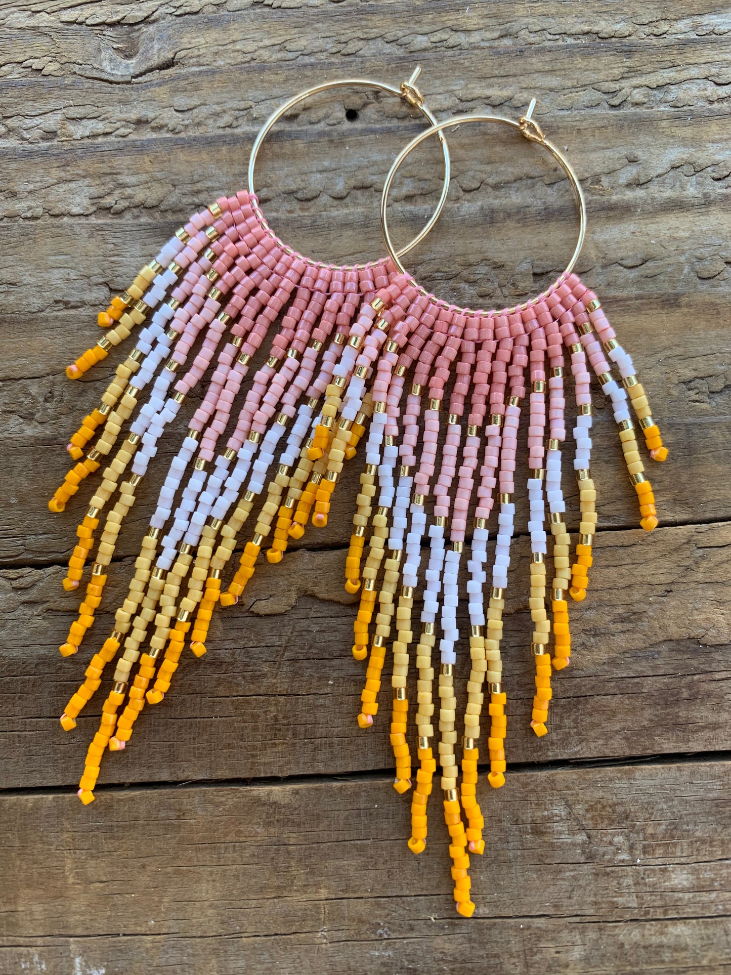 Maui Sunrise Fringe Earrings