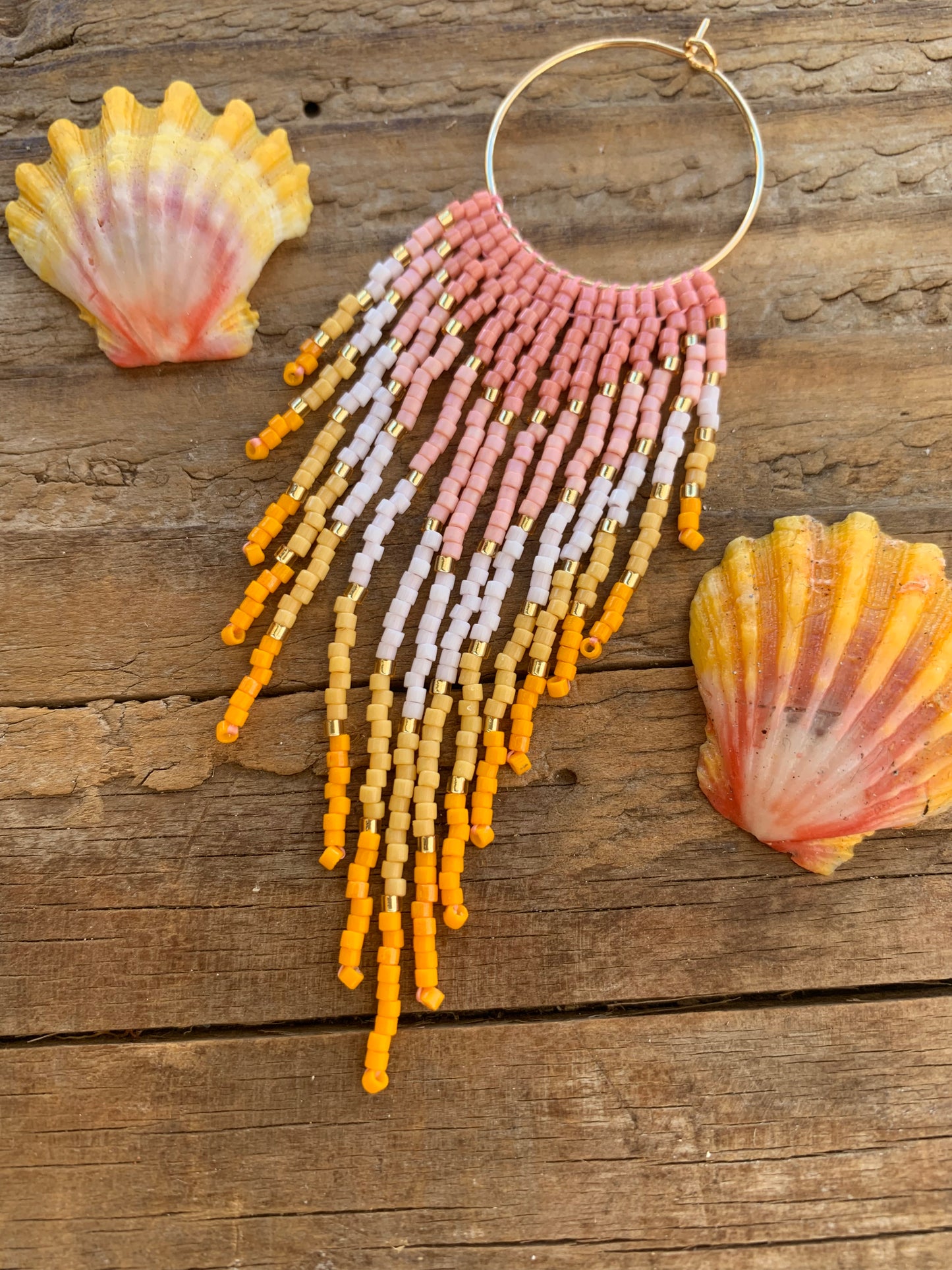 Maui Sunrise Fringe Earrings