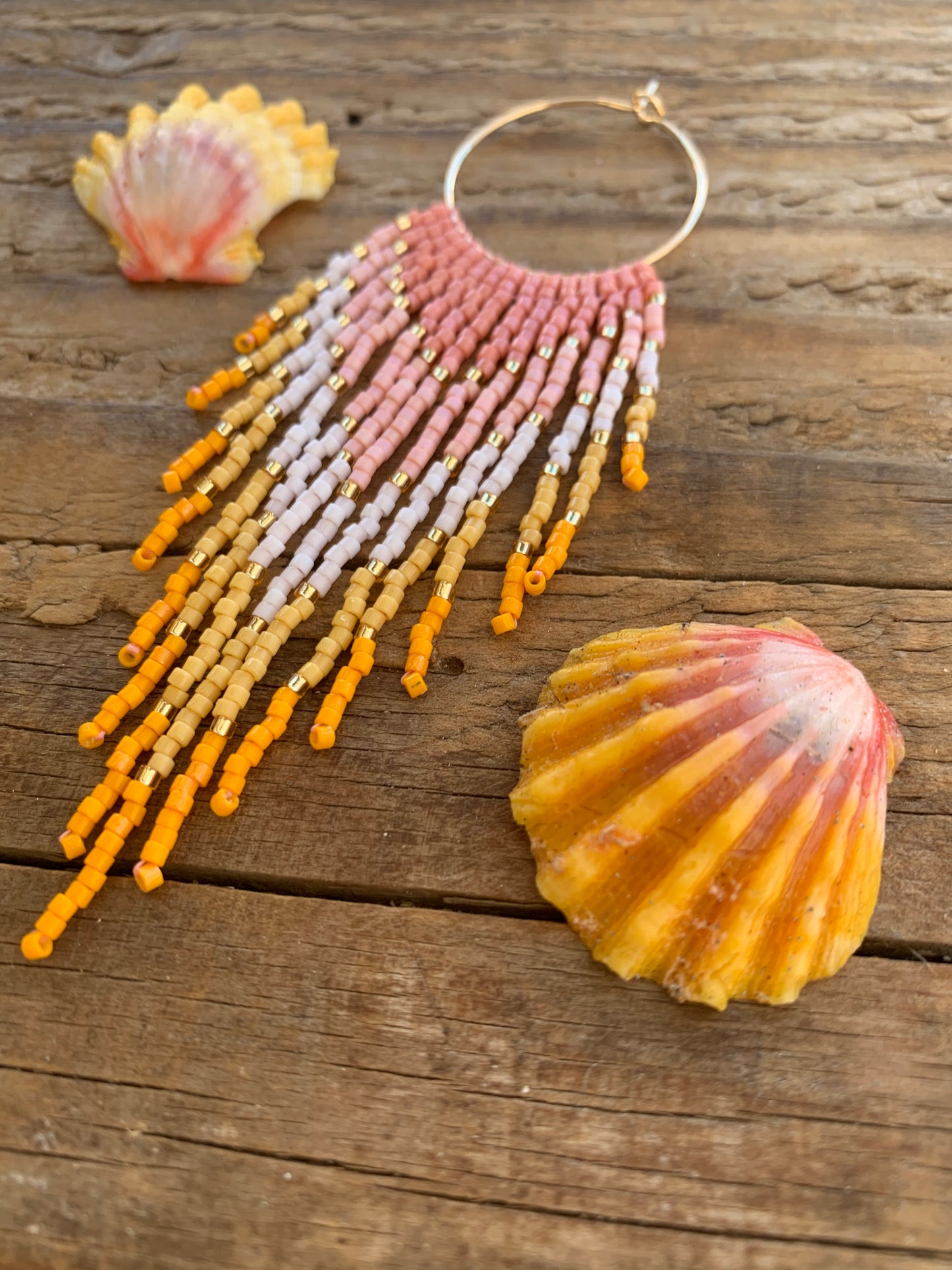 Maui Sunrise Fringe Earrings